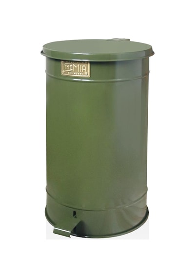 The Mia Çöp Kovası Haki 24 Lt Glv0746 Beyaz