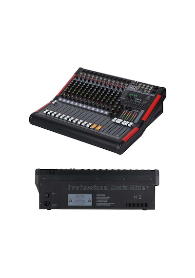 Maxword Dc12-pro 2x99 Dsp Efekt Ses Mikseri 12 Kanal Deck Mixer