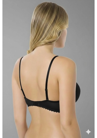 Le Jardin 7034 Musette Sihirli Bra Micro Destekli Sütyen Siyah