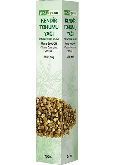 Yeşil Pazar Kenevir Yağı 250 ML