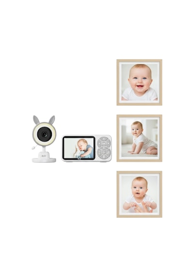 Karşılıklı Sesli Bebek Kamerası 4x Zoom Sıcaklık Sensörlü