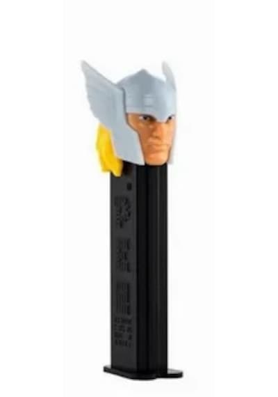 Pez Dispenser Marvel Thor Meyve Aromalı Şekerleme Makinesi Ve Şekerleme Yedekleri