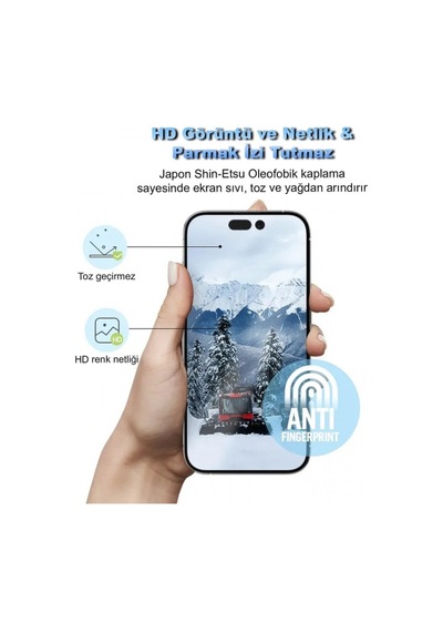 Anti-peep Privacy Apple Uyumlu   iPhone 17 Air Hayalet Full Cam Ekran Koruyucu Göz Yormayan Hd Görüntü