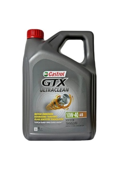 Castrol 10W-40 Gtx Ultra Clean A3/B4 Motor Yağı 4 L