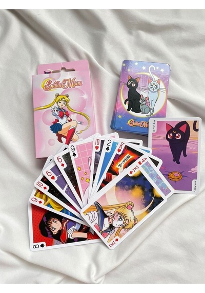Anime Sailor Moon Iskambil Kartı - Poker Kartı