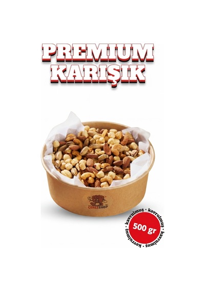Lüks Karışık Kuruyemiş - 500 Gr - Antep Fıstığı, Kaju, Badem, Fındık 500  G