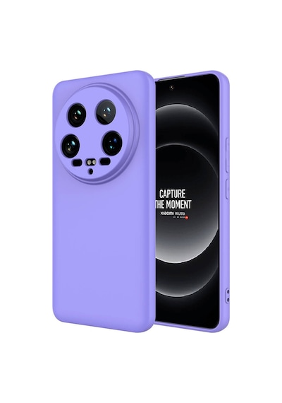 Kilifone - Xiaomi Uyumlu Mi 14 Ultra - Kılıf İçi Kadife Koruyucu Mara Lansman Kapak - Lila