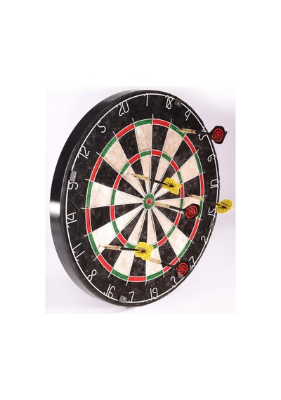 Delta Sisal Dart Seti 45 Cm 18 İnç Büyük Boy + 6 Dart Oku 18 Gr Hedef Tahtası