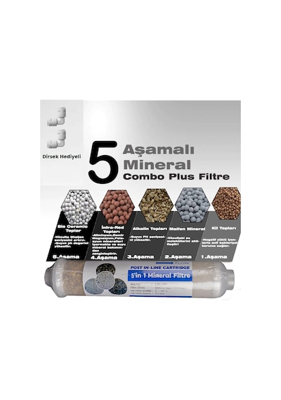 Su Arıtma Cihazı 5li Mineral Filtre,Tüm Arıtmalara Uyumlu