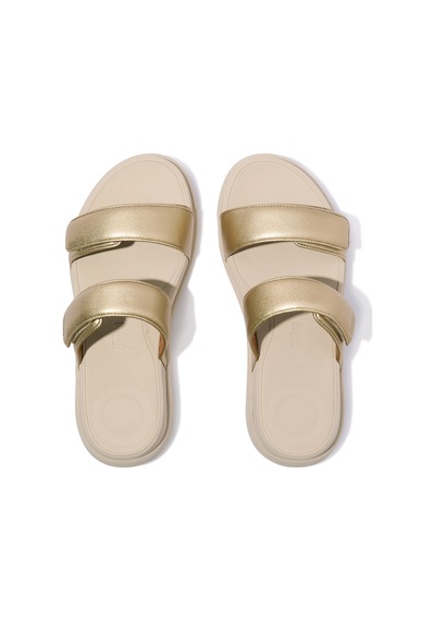 Roncato 675 Platino Terlik Kadın Diğer Iw2-090 / 675/ A99 Fit Flop F-mode Go Adjustable Two-bar Slides Platin