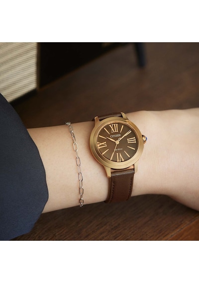 Citizen Eco-drive Em1163-09x Kadın Kol Saati Bronz