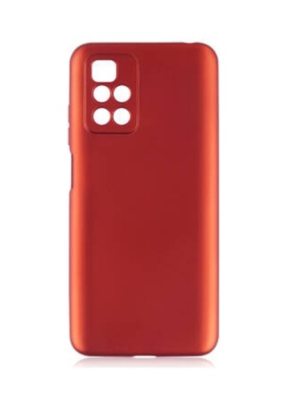 Lexroo Xiaomi Redmi 10 2022 Premier Silikon İnce Kılıf - Kırmızı