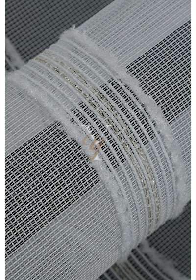 9205 Tül Perde V-03 Gold Gold