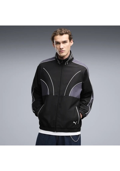 Puma T7 Relaxed Woven Track Jacke Siyah Erkek Ceket