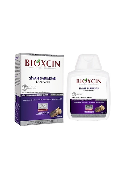 Bioxcin Saç Dökülmesine Karşı Siyah Sarımsak Şampuanı 300 ML