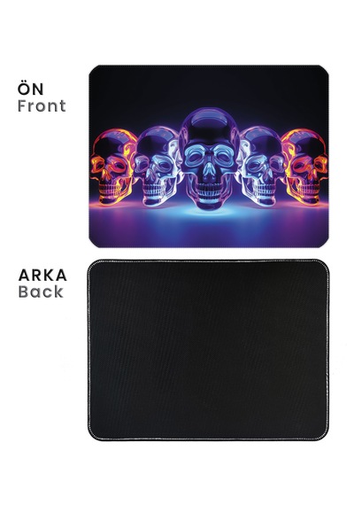 İlyuka 40x30cm Gaming Oyuncu Mousepad Bright Skull Mp204030