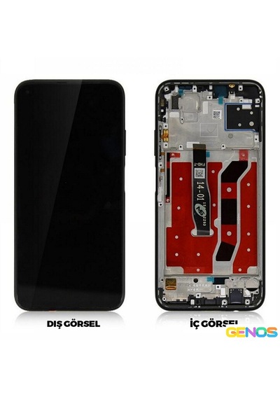 Hw P40 Lite Uyumlu Lcd+dokunmatik+çıtalı Gümüş Sn808990