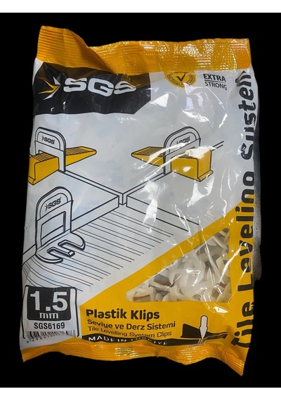 Sgs 6169 Derz Seviye Tespit Klipsi 1.5mm 100ad