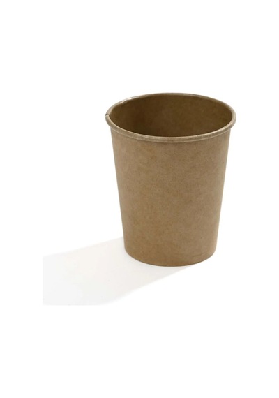 8 Oz Single Wall Karton Bardak Kraft 50 Adet 50