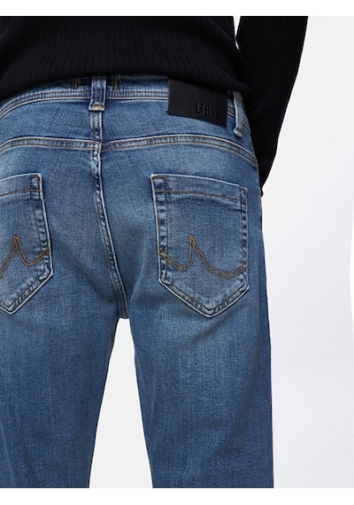 Ltb Hollywood Y Düz Paça Orta Bel Jean Pantolon 010095156916109 4114 Mavi