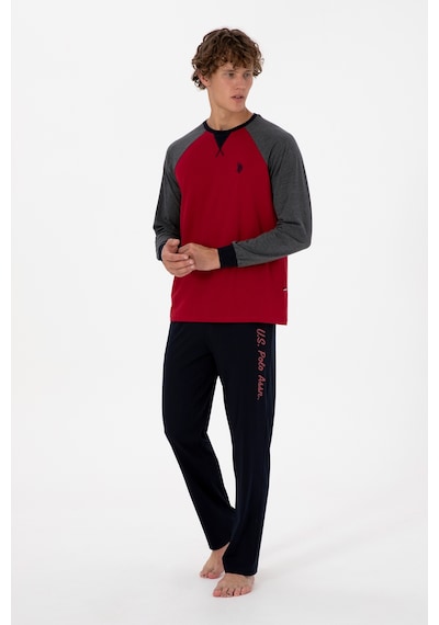 U.s. Polo Assn. Erkek Bordo Pijama Takım 50318618-vr014 Bordo