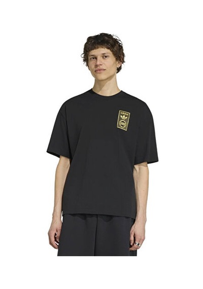 Adidas Varsıty Gold Tl Erkek Günlük Tişört Ib7076 Siyah