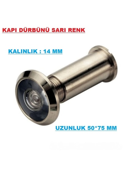 Delüx Kapı Dürbünü Çelik Kapı Dürbünü 14 Mm 50-75 Mm