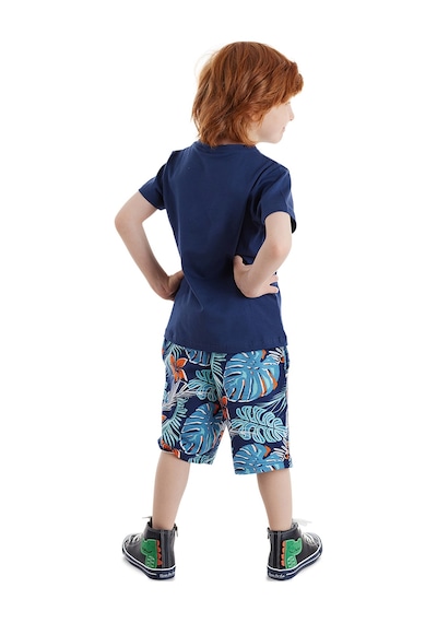 Surfer Croco Erkek Çocuk T-shirt Şort Takım