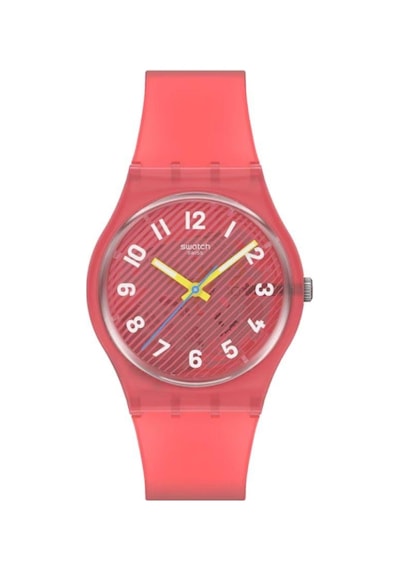 So28p114 Swatch Wavelenghts Of Coral Bayan Kol Saati Çok Renkli