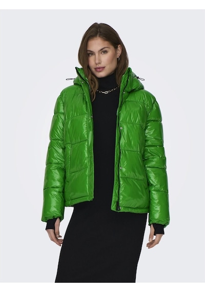 Only Onlannlouis Premium Puffer Jkt Otw Kadın Mont-27626 - M Yeşil