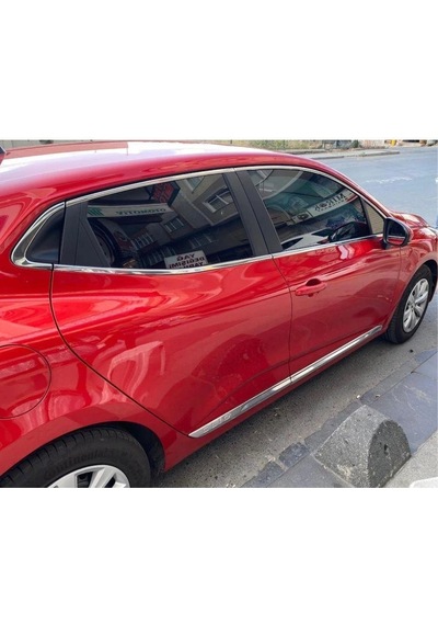 Renault Clio 5 Krom Cam Çerçevesi Set 2019- 12 Parça