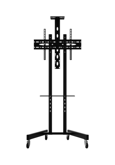 Alpin TV/Fuar Standı Video Kamera Askı Aparatlı Metal Ayaklı Tekerlekli TV Sehpası/Ünitesi
