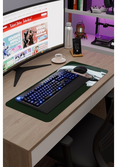 Alice İn Borderland V3 70x30 Xl Gaming Kauçuk Kaymaz Taban Mouse Pad Fare Altlığı