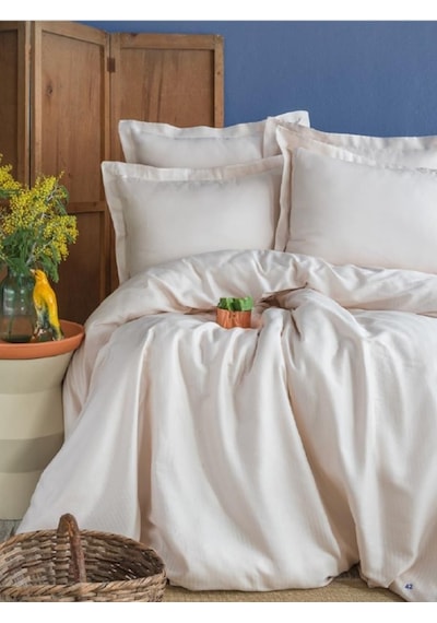 Apricitas Home Ellie Vanillia Çift Kişilik Bambu Nevresim Takımı Ap53t20211153