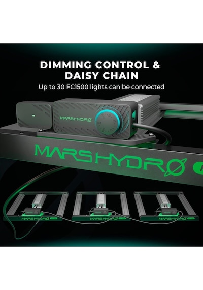 Mars Hydro Fc1500 Evo 150w Led Bitki Yetiştirme Lambası-1654 Gri