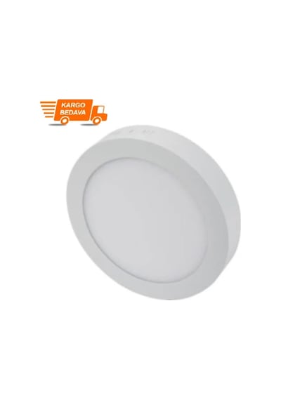 20W - 24W Sıva Üstü Yuvarlak Beyaz Döküm Led Panel Spot