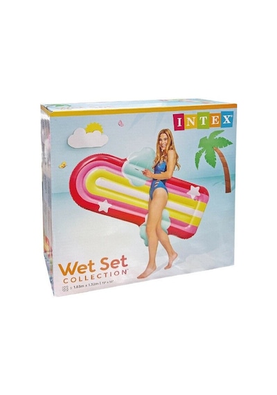58729 - Gökkuşağı Bulutu Yatak 175 Cm 6 Çok Renkli