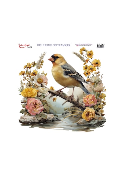 Ütü İle Rub On Transfer Kağıdı 30x30cm Rb-361