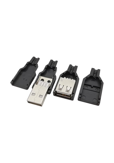 Usb Dişi Konnektör Kapak Lehim Tipi Dişi Usb Adaptör Dişi Usb Lehim Tipi Jack