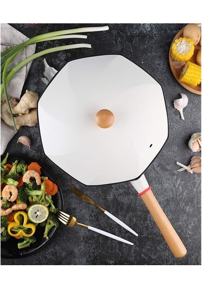 Maifan Stone Wok 30 Cm Yapışmaz Tava, Dumansız Tencere Diğer