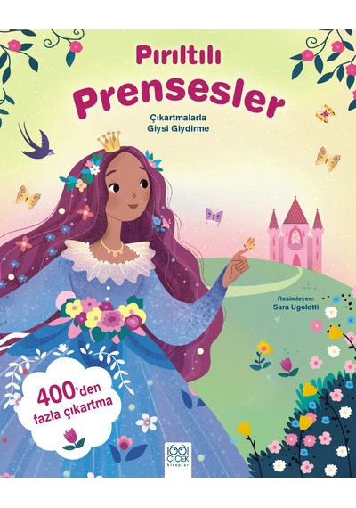 Pırıltılı Prensesler - Çıkartmalarla Giysi Giydirme