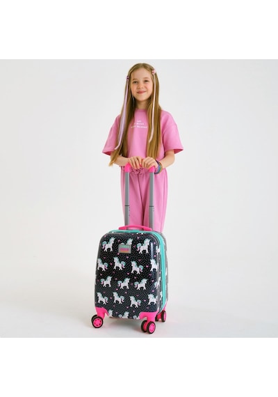 Coral High Kids Lacivert Pembe Unicorn Desenli Çocuk Valizi 16713 Lacivert - Pembe