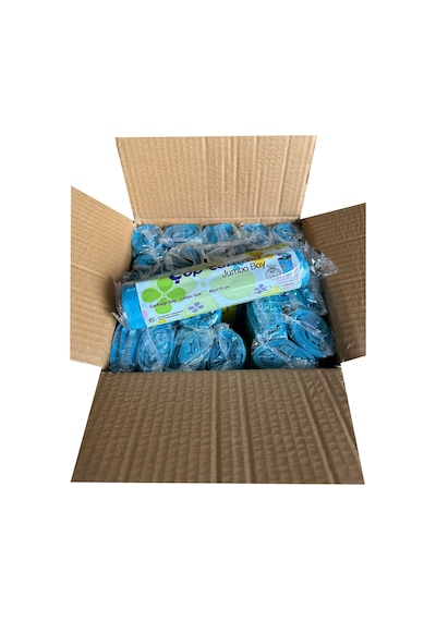Canhome Jumbo Boy Çöp Torbası Poşeti Mavi 210 G 80 L 25 x 10'lu 80 x 110 CM