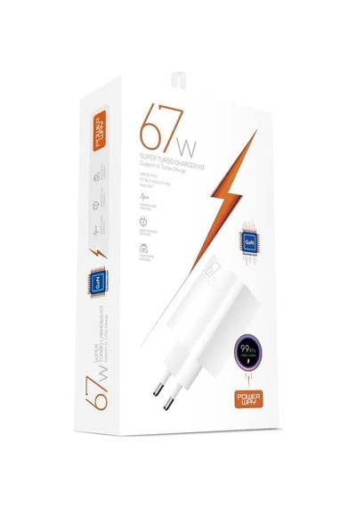 M67 Süper Turbo 67w Usb-a Çıkışlı Hızlı Telefon Şarj Adaptörü 5-20v 3-25a