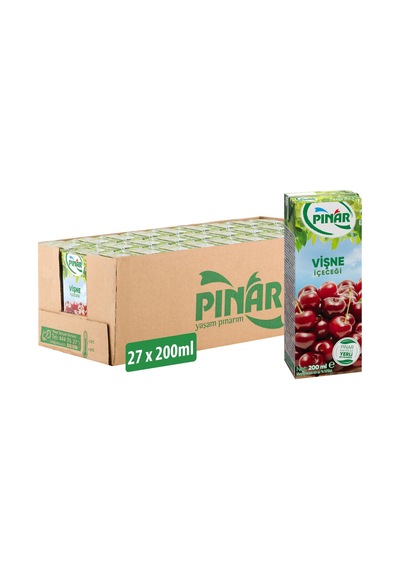 Meyveli İçecek Vişne 200 Ml X 27 Adet