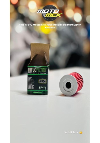 Hiflo Hf972 Motosiklet Yağ Filtresi Yüksek Performans Ve Maksimum Motor Koruma