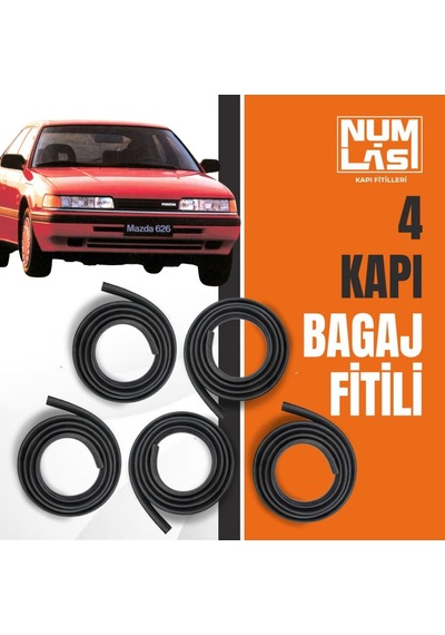 Mazda 626 Hatchback 1988-1991 4 Kapı + Bagaj Fitili-a Kalite-numlas-nm4170