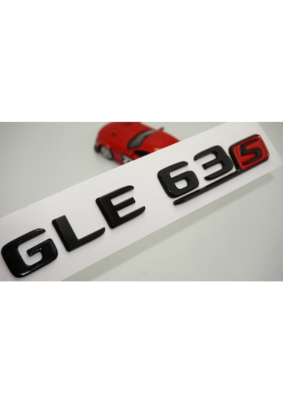 GLE63S Bagaj Parlak Siyah ABS 3M 3D Yazı Logo