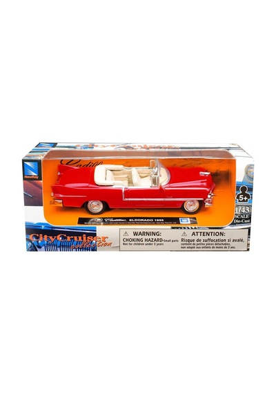 Newray 1955 Cadillac Eldorado Kırmızı 1 43 Model Araba