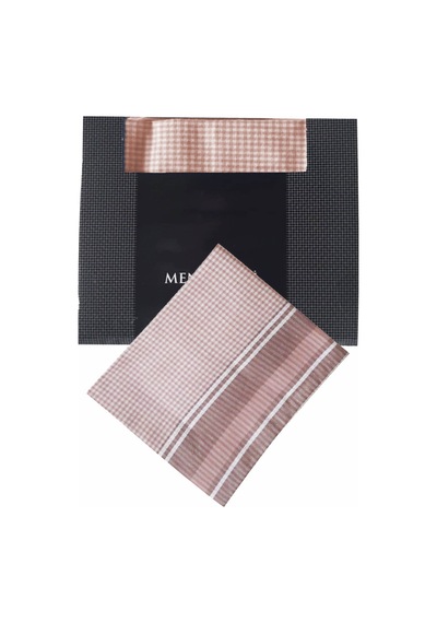 Elif Mira 3 Lü Özel Paket Premium Erkek Mendil Seti %100 Pamuk 42x42 Cm Çok Renkli